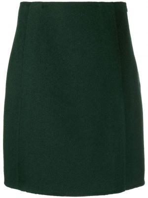Μάλλινη φούστα με στενή εφαρμογή P.a.r.o.s.h. πράσινο