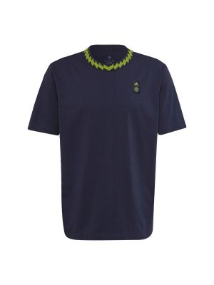 T-shirt sportive in maglia Adidas Performance verde