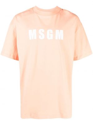 T-shirt Msgm orange