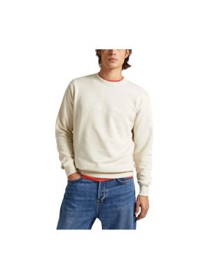 Sweatshirt aus baumwoll Pepe Jeans beige