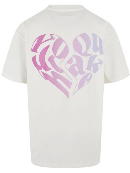 T-shirt de motif coeur Lost Youth violet
