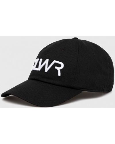 Памучна шапка с козирки с апликация Colourwear черно