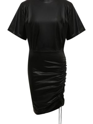 Платье из искусственной кожи Isabel Marant Étoile черное
