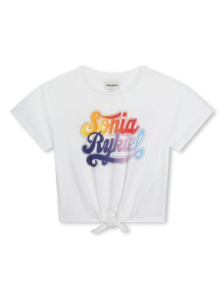 T-shirt for piger Sonia Rykiel Enfant hvid