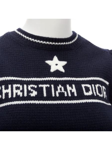 Crop top de lana retro Dior Vintage