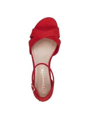 Sandales Tamaris rouge