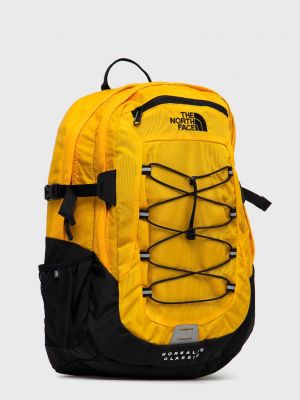 Однотонный рюкзак The North Face желтый