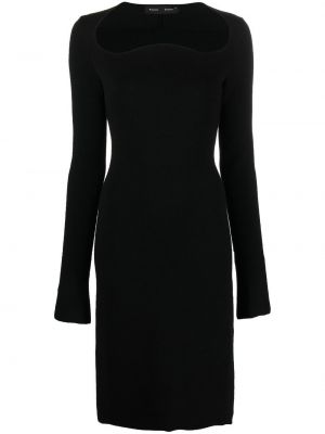 Viskózové šaty Proenza Schouler černé