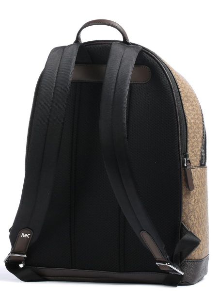 Кожаный рюкзак из искусственной кожи Michael Kors коричневый