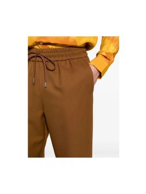 Pantalones de chándal bootcut Drôle De Monsieur marrón