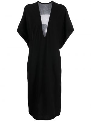 V-hals dress Barbara Bologna svart