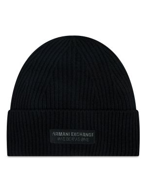 Шапка Armani Exchange черно