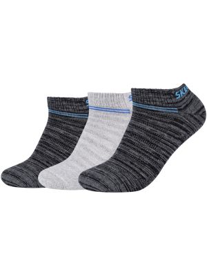 Ponožky se síťovinou Skechers šedé