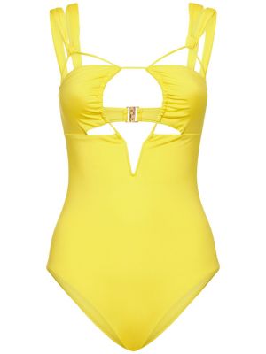 Jednodielne plavky Costarellos žltá