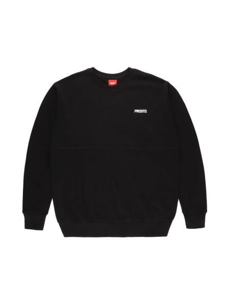 Sweatshirt mit rundhalsausschnitt Prosto. schwarz
