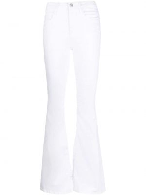Jeans bootcut large Frame blanc