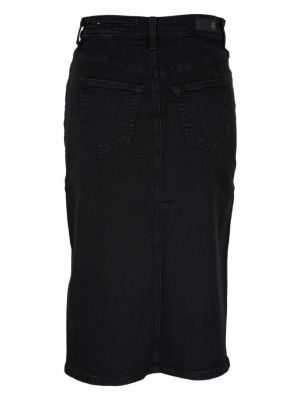 Džínová sukně Ag Jeans černé