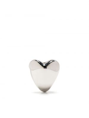 Σκουλαρίκια με μοτίβο καρδιά Ami Paris ασημί
