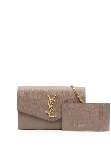 Lær mini bag Saint Laurent