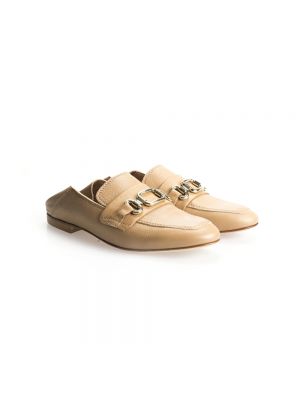 Loafers Twinset beżowe