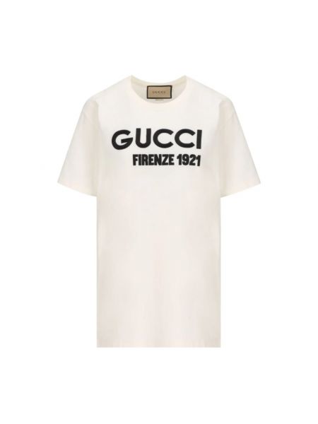 Biała koszulka Gucci