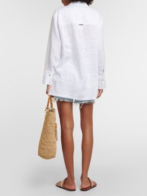 Camicia di lino Heidi Klein bianco