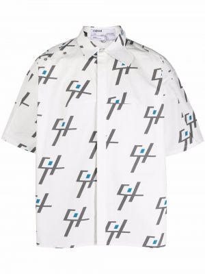 Camisa con estampado geométrico C2h4 blanco