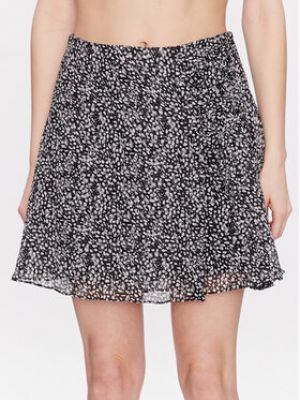 Mini sukně s abstraktním vzorem Edited šedé