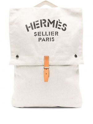 Nákupná taška Hermès béžová