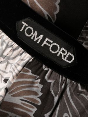Hedvábné pyžamo s potiskem s abstraktním vzorem Tom Ford