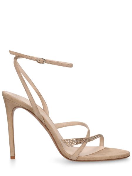 Sandalias de ante de cristal Alexandre Birman