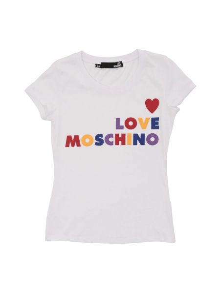 Top Love Moschino weiß