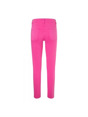 Pantalones slim fit de algodón Cambio rosa