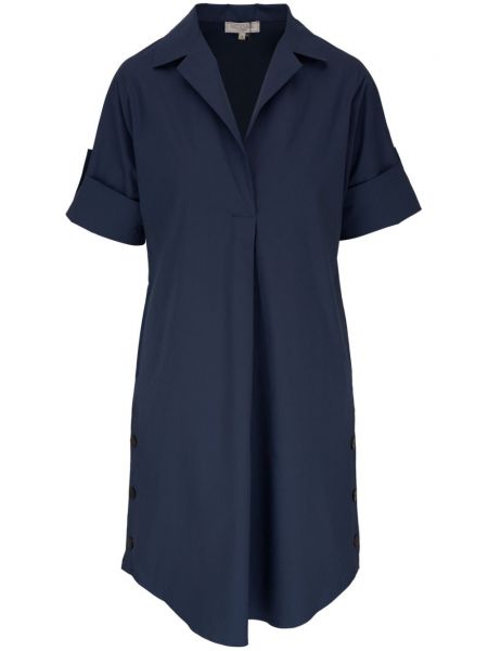 Pamučna midi haljina Antonelli plava