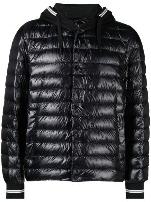 Pernata jakna s kapuljačom Herno crna