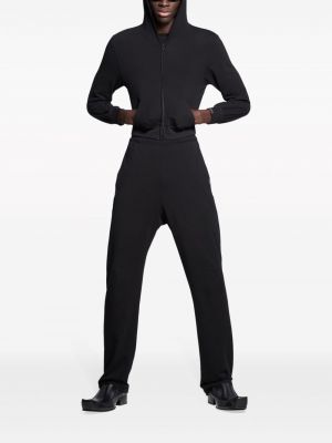 Pantalon droit en coton Balenciaga noir