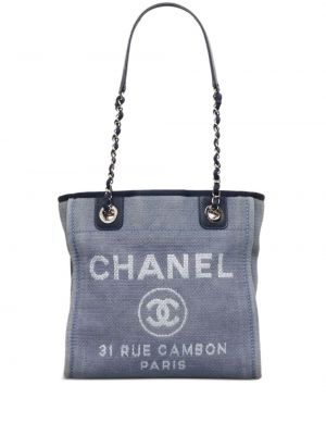 Shopper Chanel Pre-owned bleu