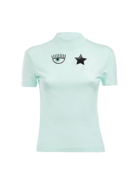 T-shirt en jersey à motif étoile Chiara Ferragni Collection vert