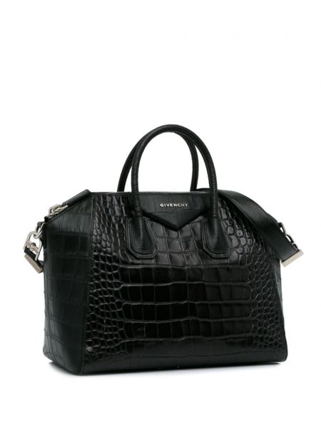 Kožená taška Givenchy Pre-owned černá