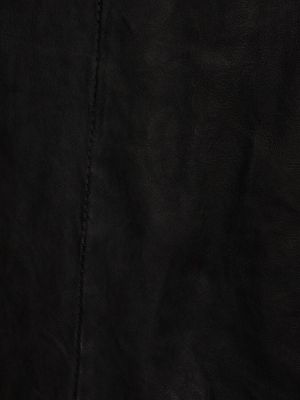 Cipzáras bőrdzseki Giorgio Brato fekete