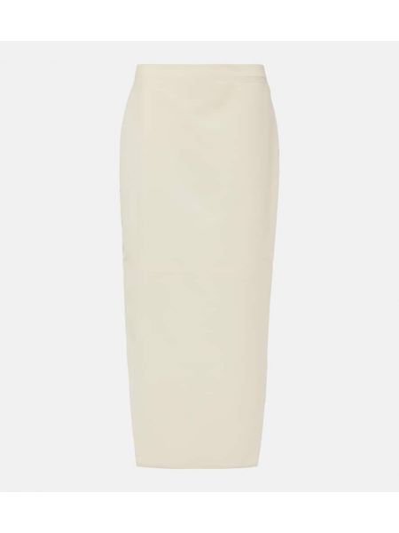 Mohérové asymetrické vlněné midi sukně Givenchy