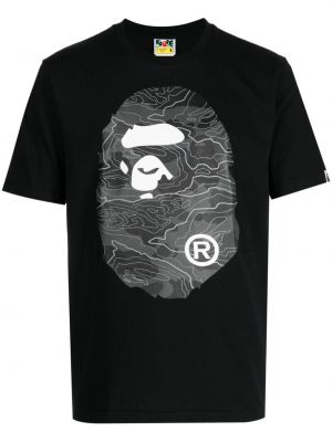 T-shirt con stampa A Bathing Ape® nero