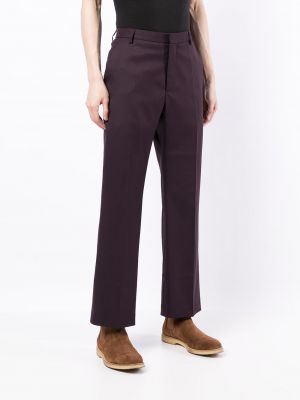 Rovné kalhoty Nanushka fialové