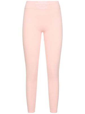 Leggings din bumbac din jerseu Stella Mccartney gri