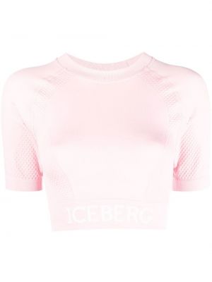 Тениска Iceberg розово