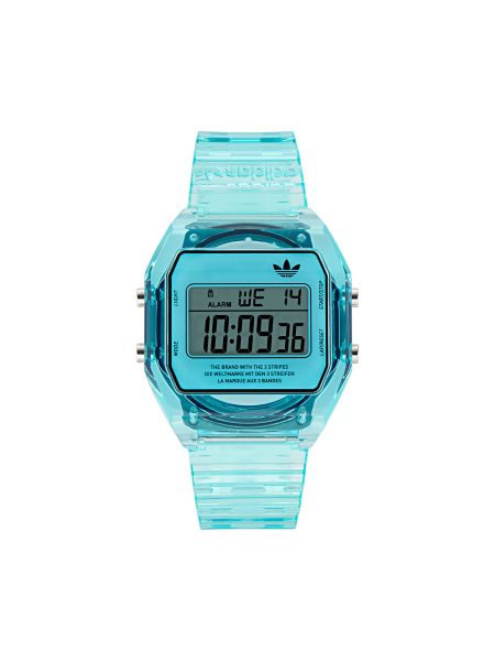Laikrodžiai su kristalais Adidas mėlyna