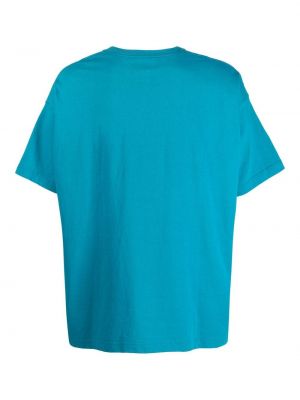 Niebieska koszulka z nadrukiem Facetasm