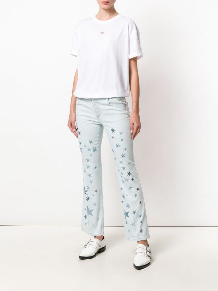 Jeans skinny large à motif étoile Stella Mccartney