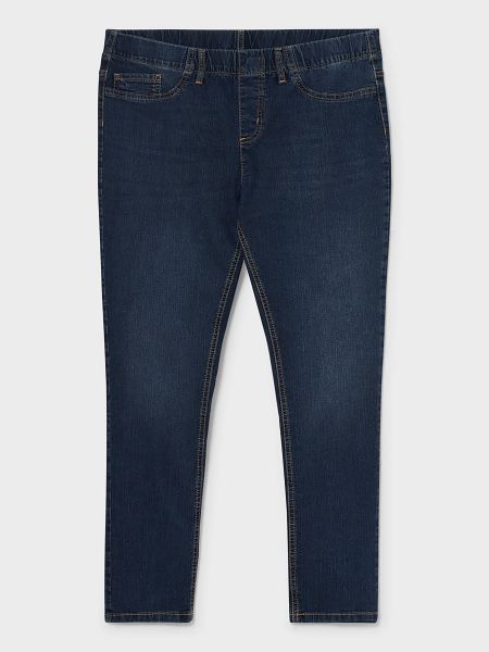 Хлопковые джинсы C&a синие