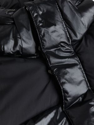 Утепленная куртка оверсайз H&m черная